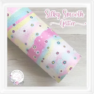 ⋅ Gelato Stars  ⋅  Silky Smooth Glitter Faux Leather ⋅