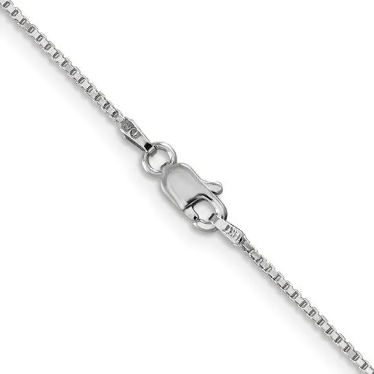 14KWCH 14k White Gold Chain Options for Customizations