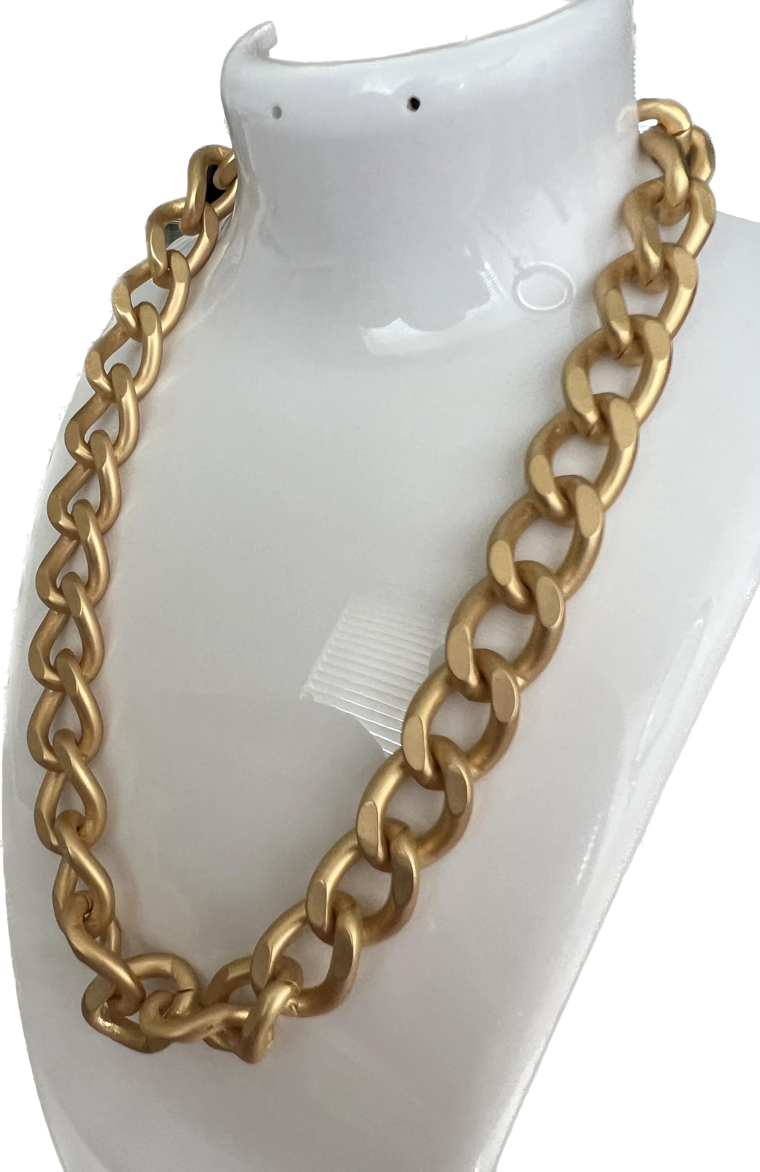 16" Gold Curb Chain