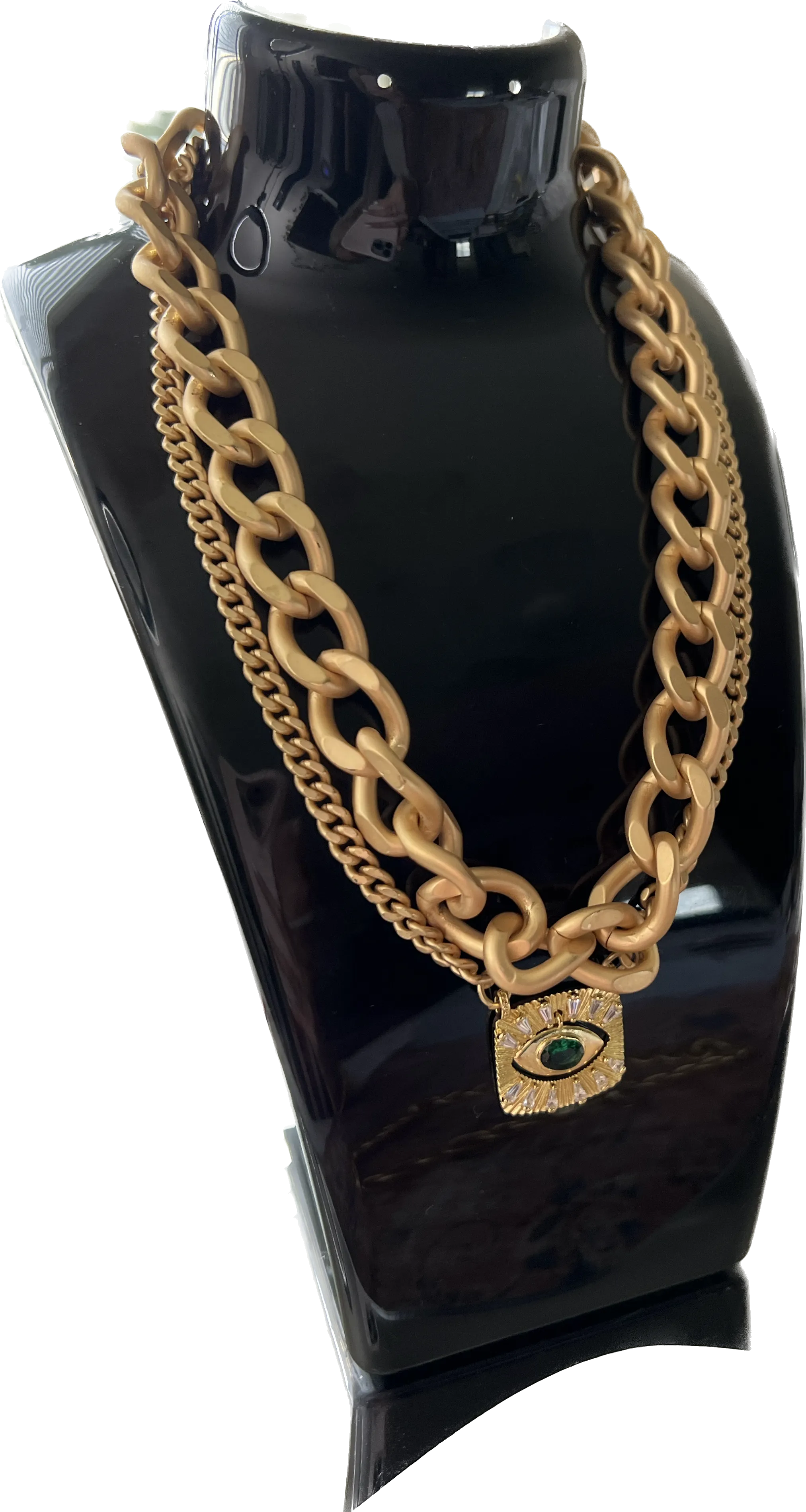 16" Gold Curb Chain