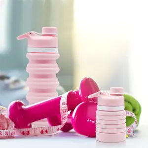 18 oz BPA-Free Collapsible Water Bottles