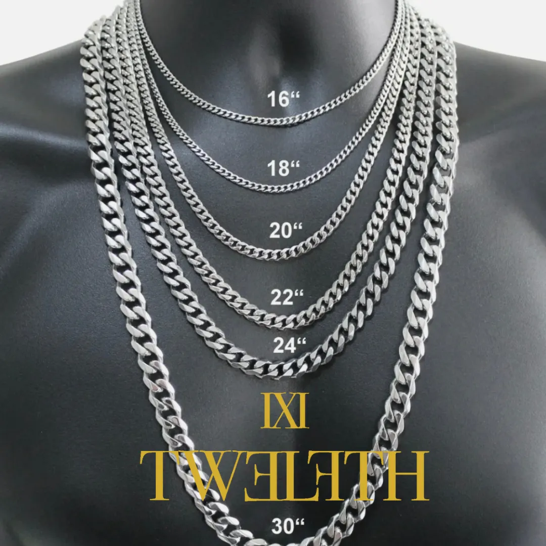 20" 4MM  925S VVS MOISSANITE TENNIS CHAIN WHITE GOLD