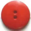 7/8" Red 2 hole DB648 -- Dill Buttons
