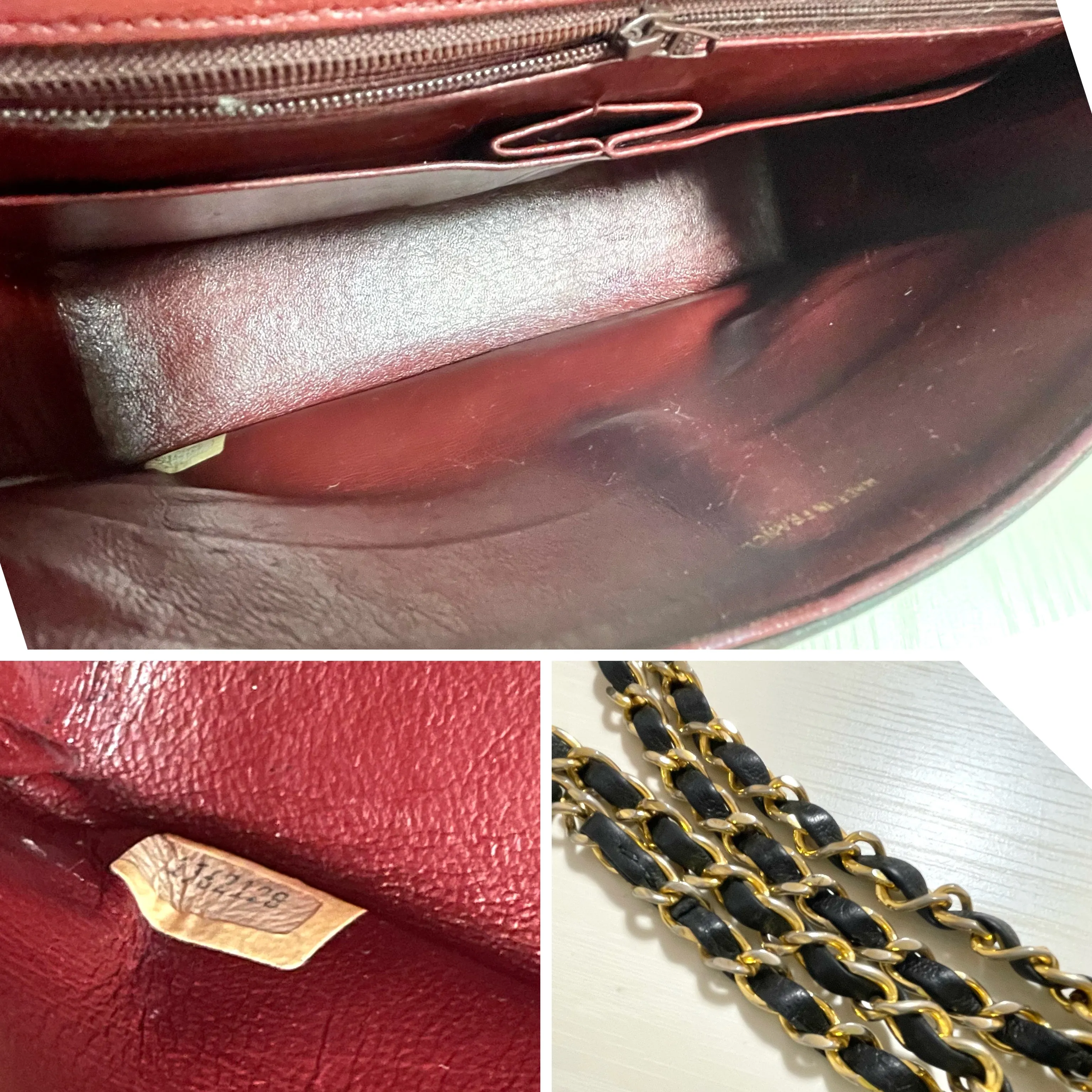 80's vintage Chanel black 2.55 shoulder bag with circle CC  flap design. Rare piece from the era. 0410283