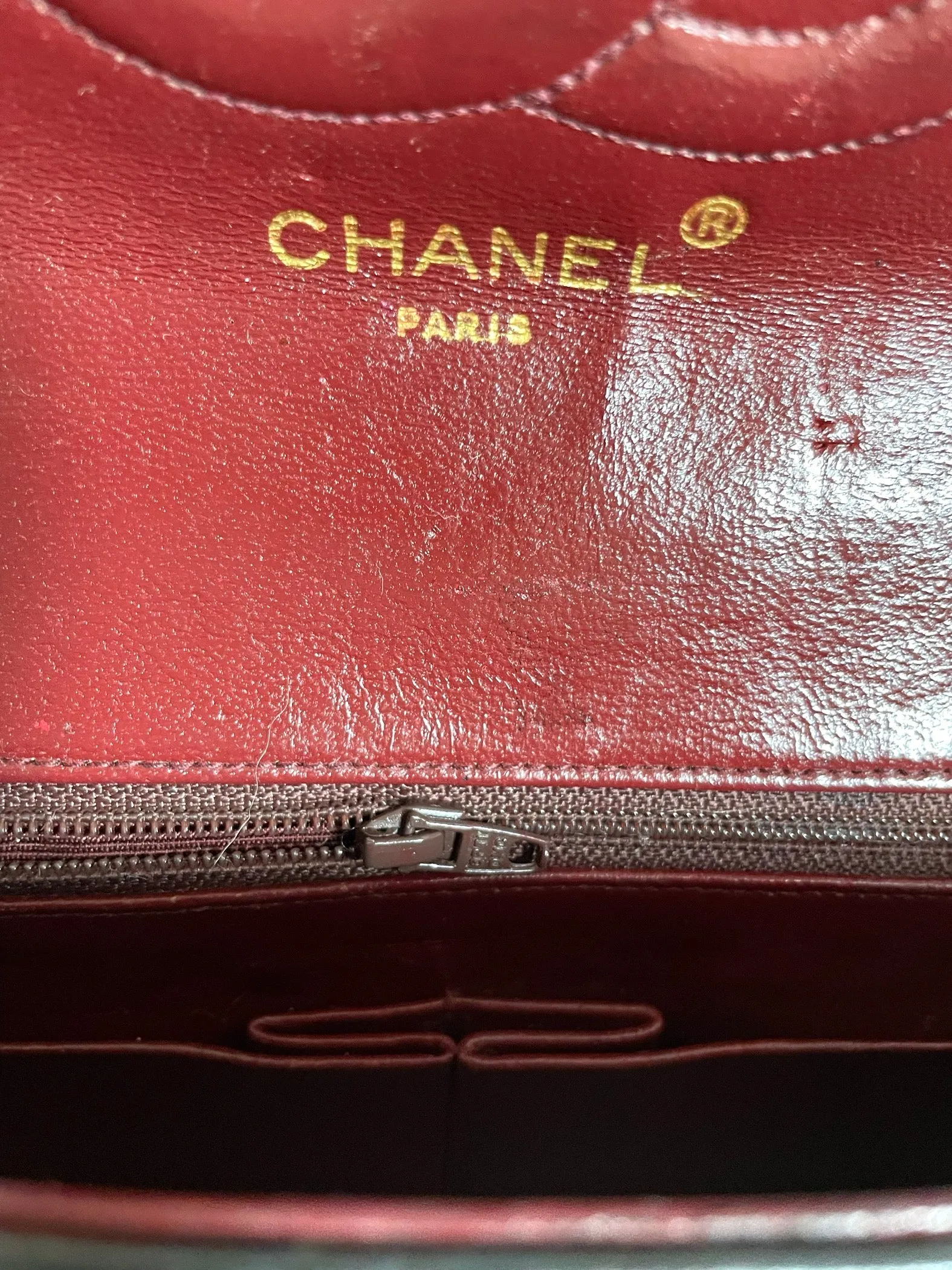 80's vintage Chanel black 2.55 shoulder bag with circle CC  flap design. Rare piece from the era. 0410283