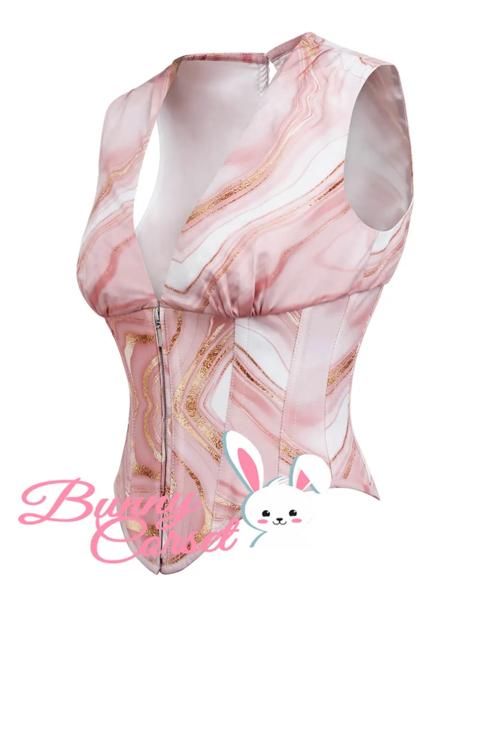 Adelynn Printed Underbust Corset