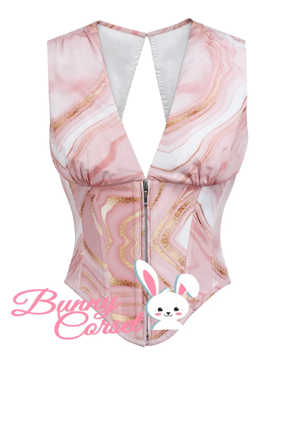 Adelynn Printed Underbust Corset