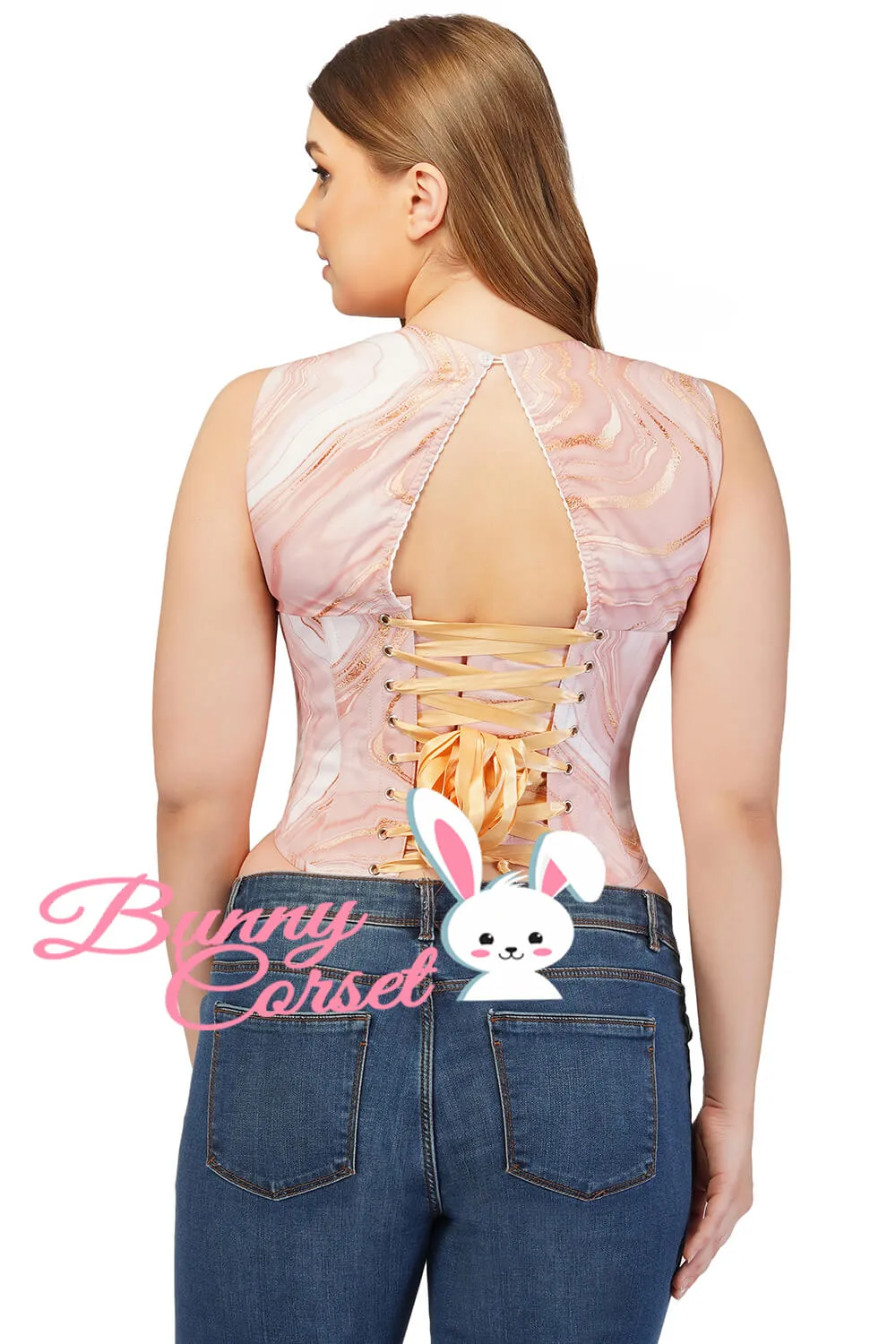 Adelynn Printed Underbust Corset