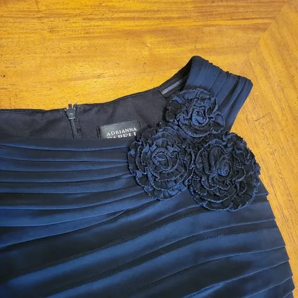 Adrianna Papell Black Layered Dress