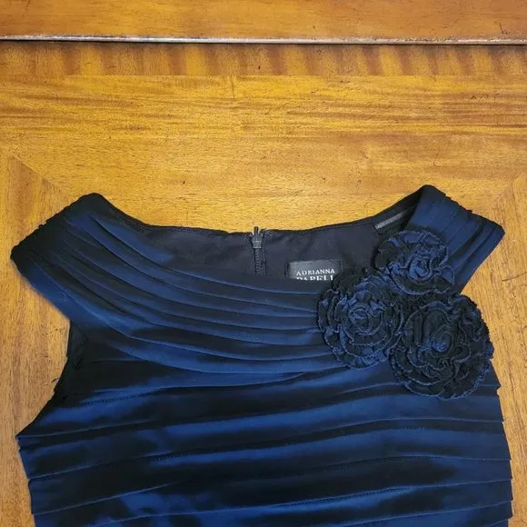 Adrianna Papell Black Layered Dress