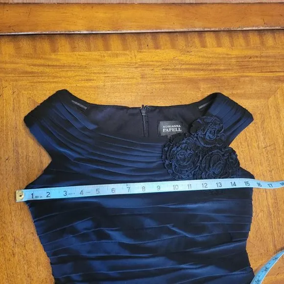 Adrianna Papell Black Layered Dress