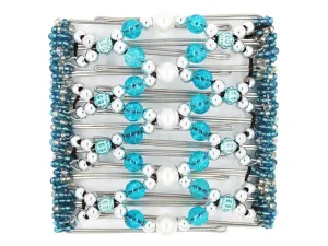 African Butterfly - 9 Tong Wire Hair Clip 498