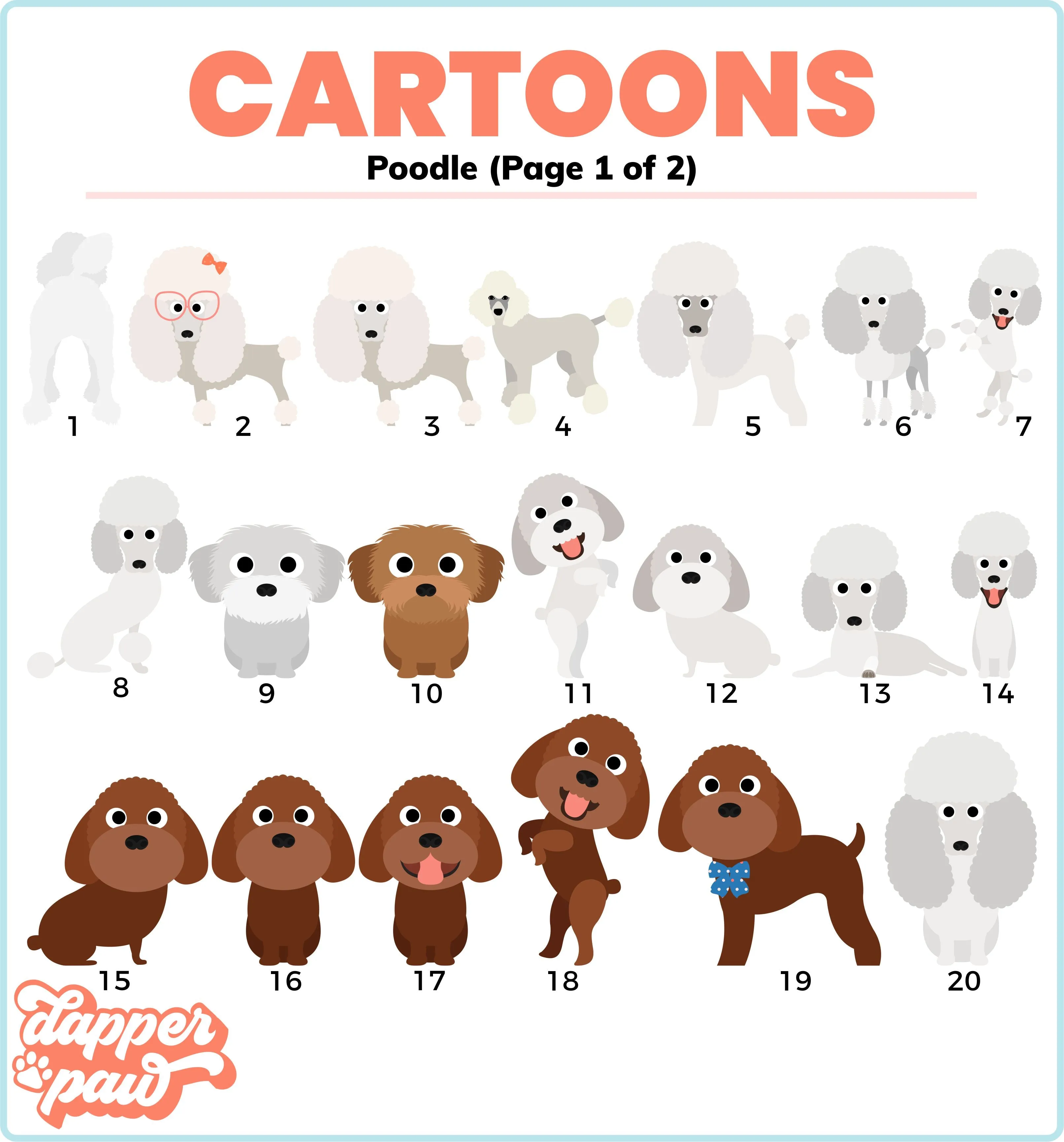 ALL BREEDS - Single Pet Cartoon Ornament