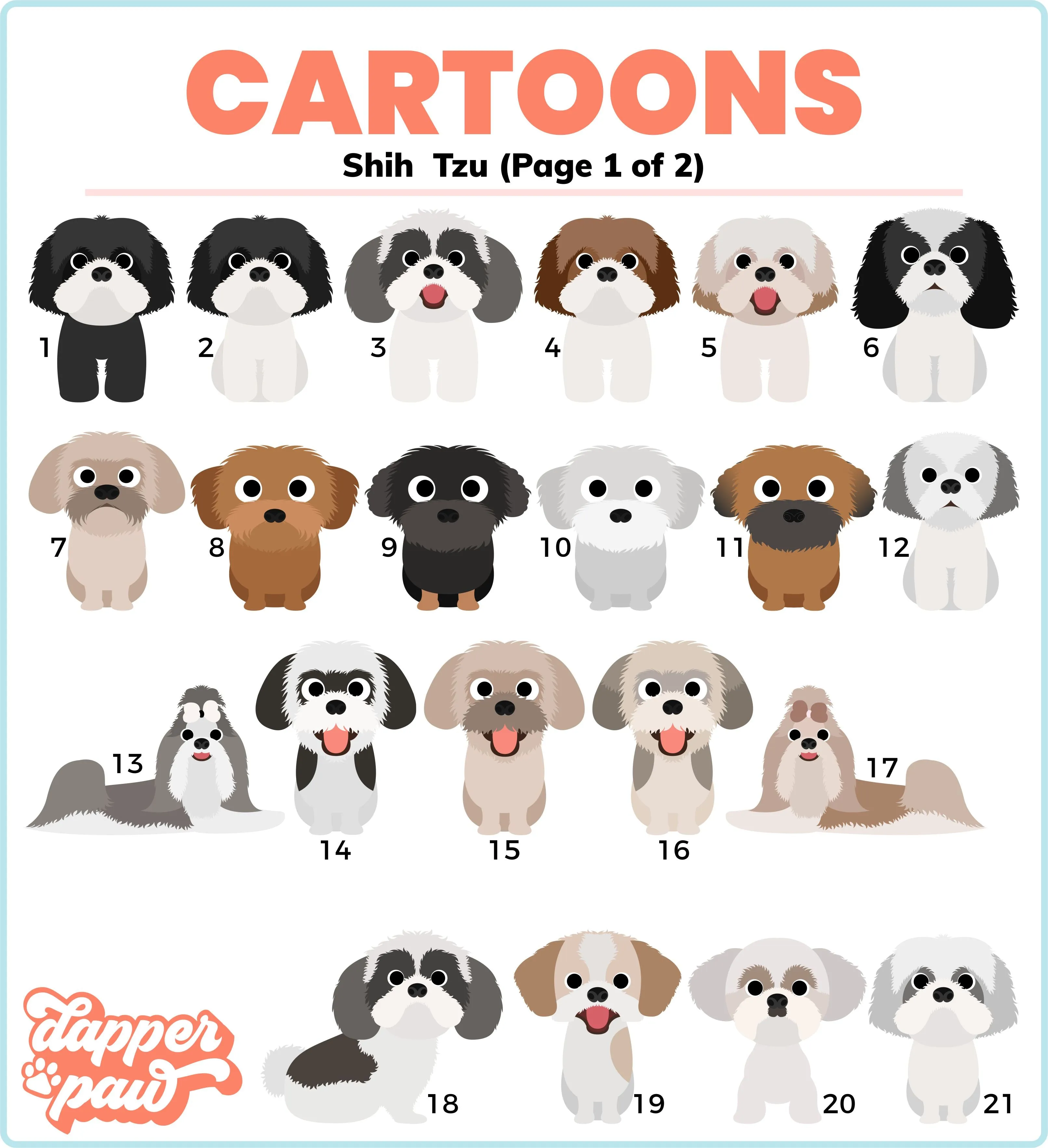 ALL BREEDS - Single Pet Cartoon Ornament