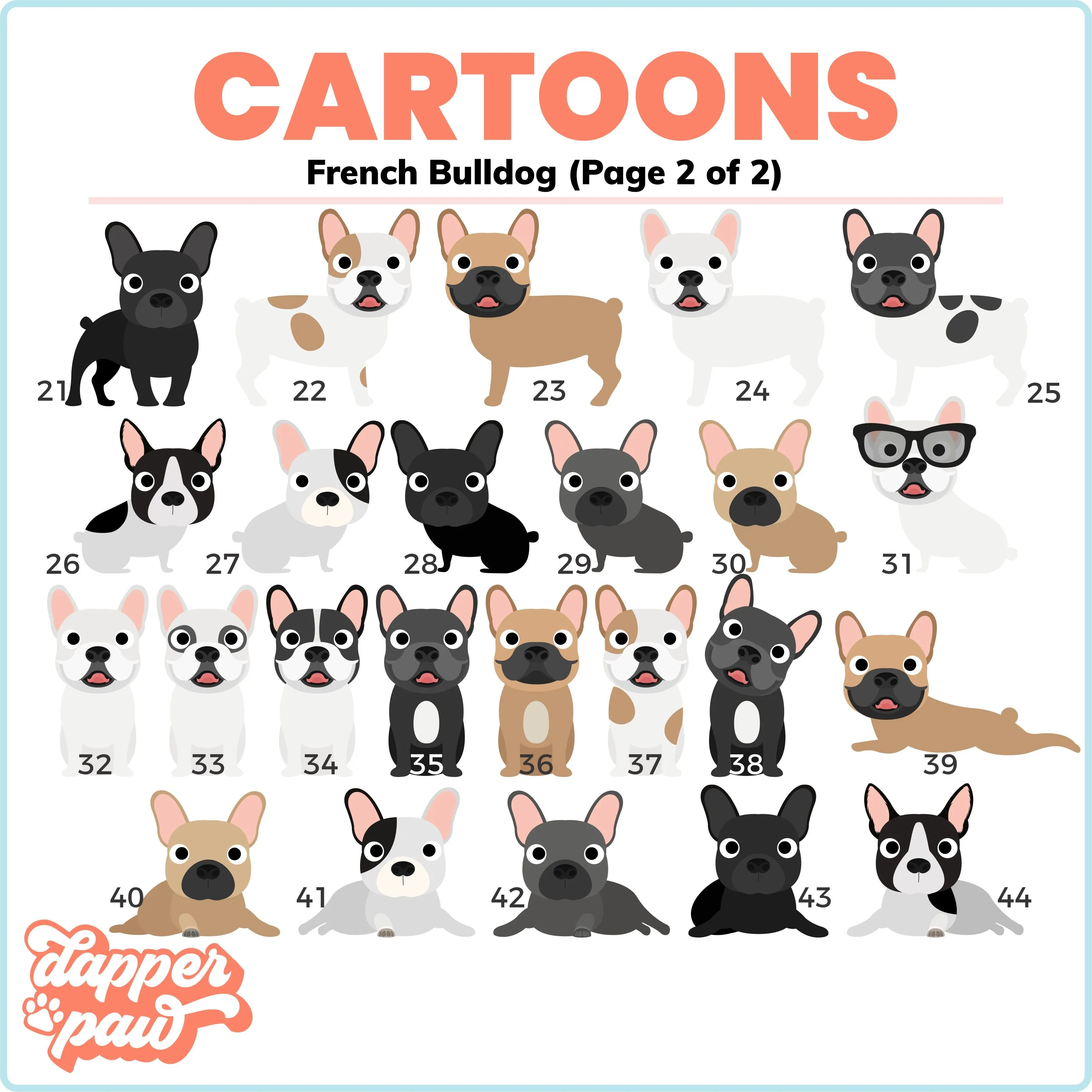 ALL BREEDS - Single Pet Cartoon Ornament