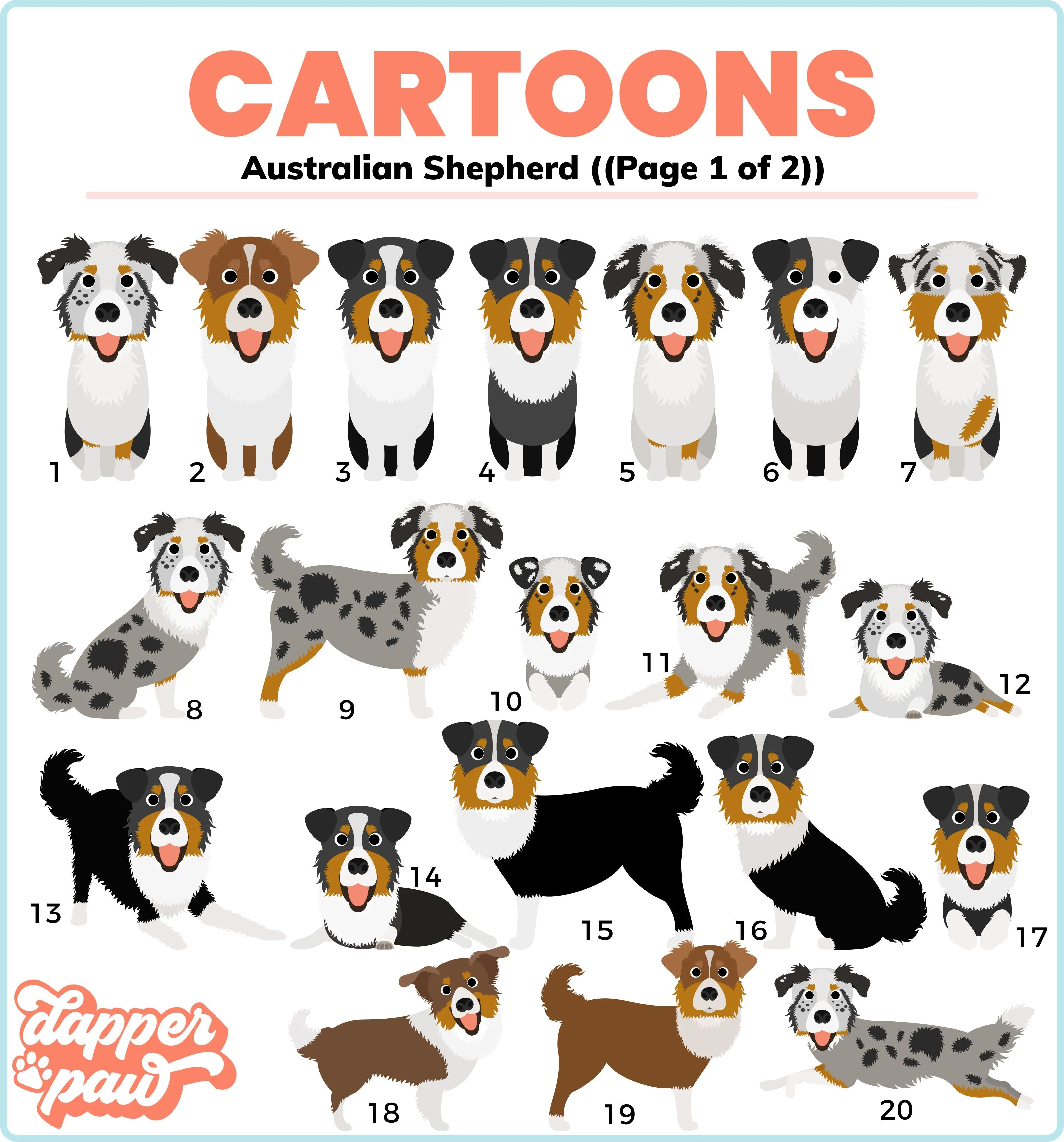 ALL BREEDS - Single Pet Cartoon Ornament