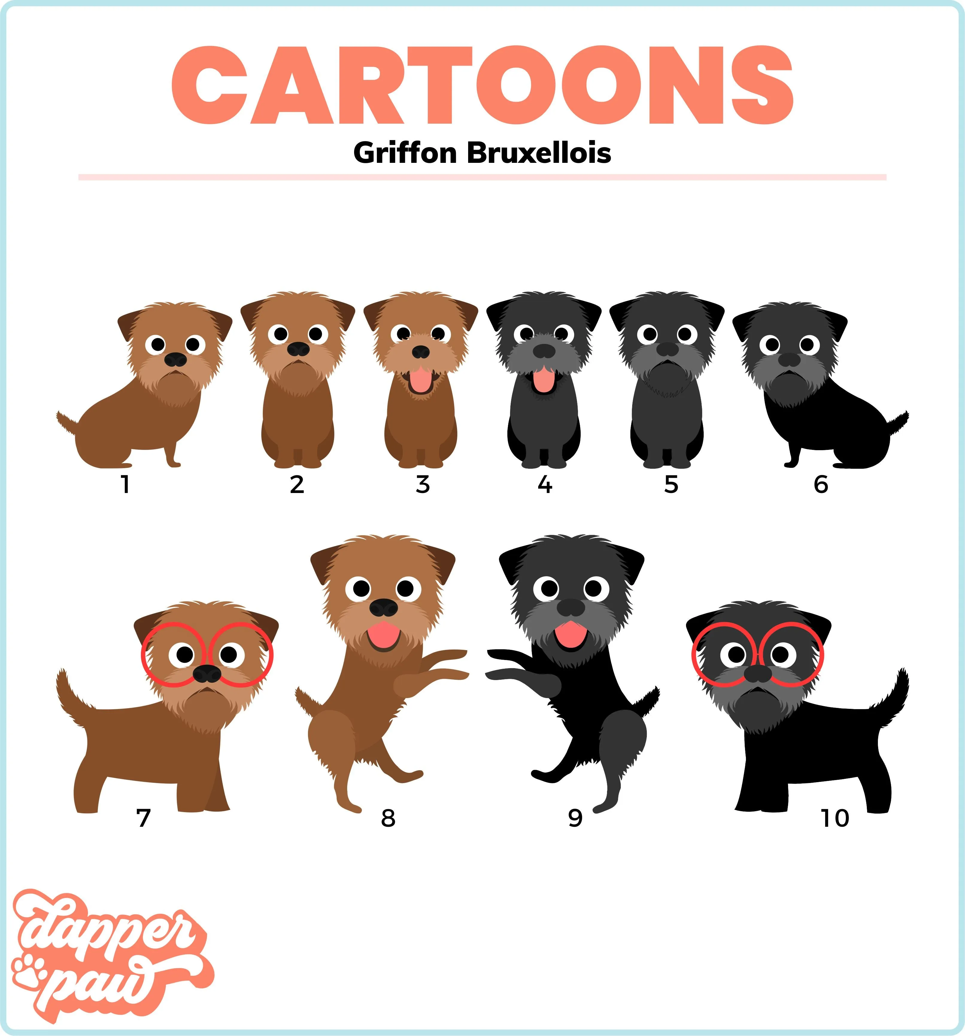 ALL BREEDS - Single Pet Cartoon Ornament