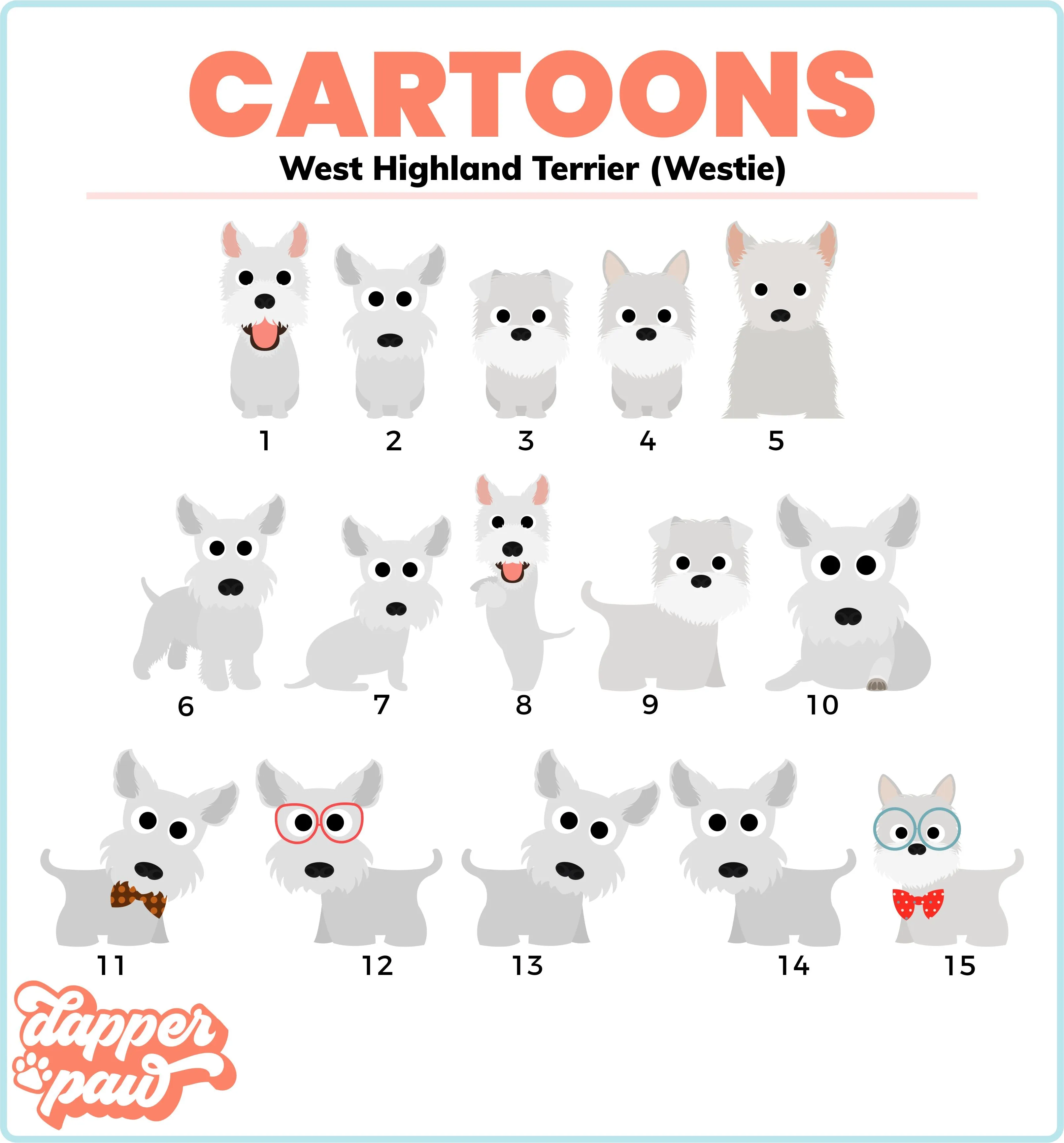 ALL BREEDS - Single Pet Cartoon Ornament
