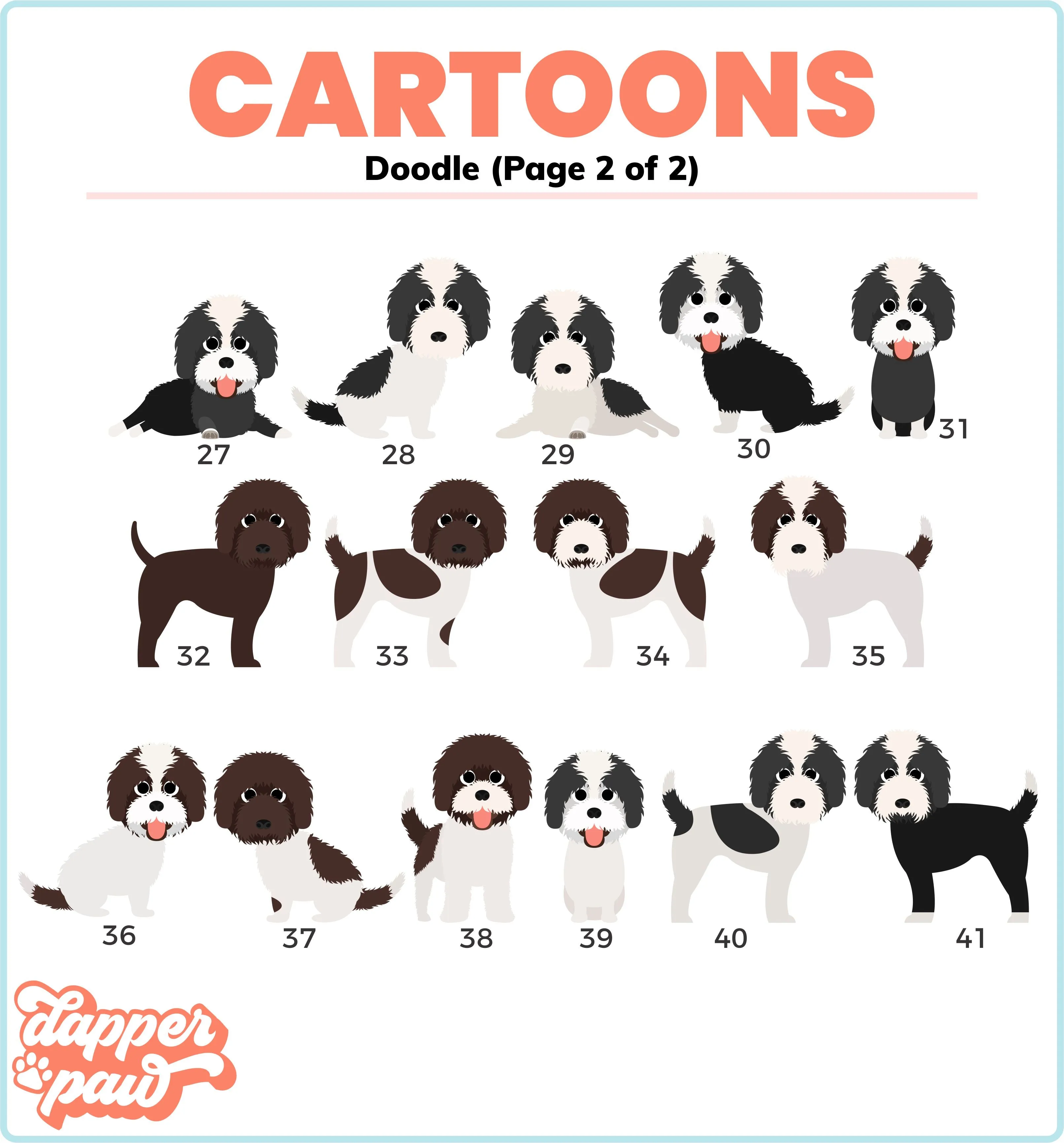 ALL BREEDS - Single Pet Cartoon Ornament