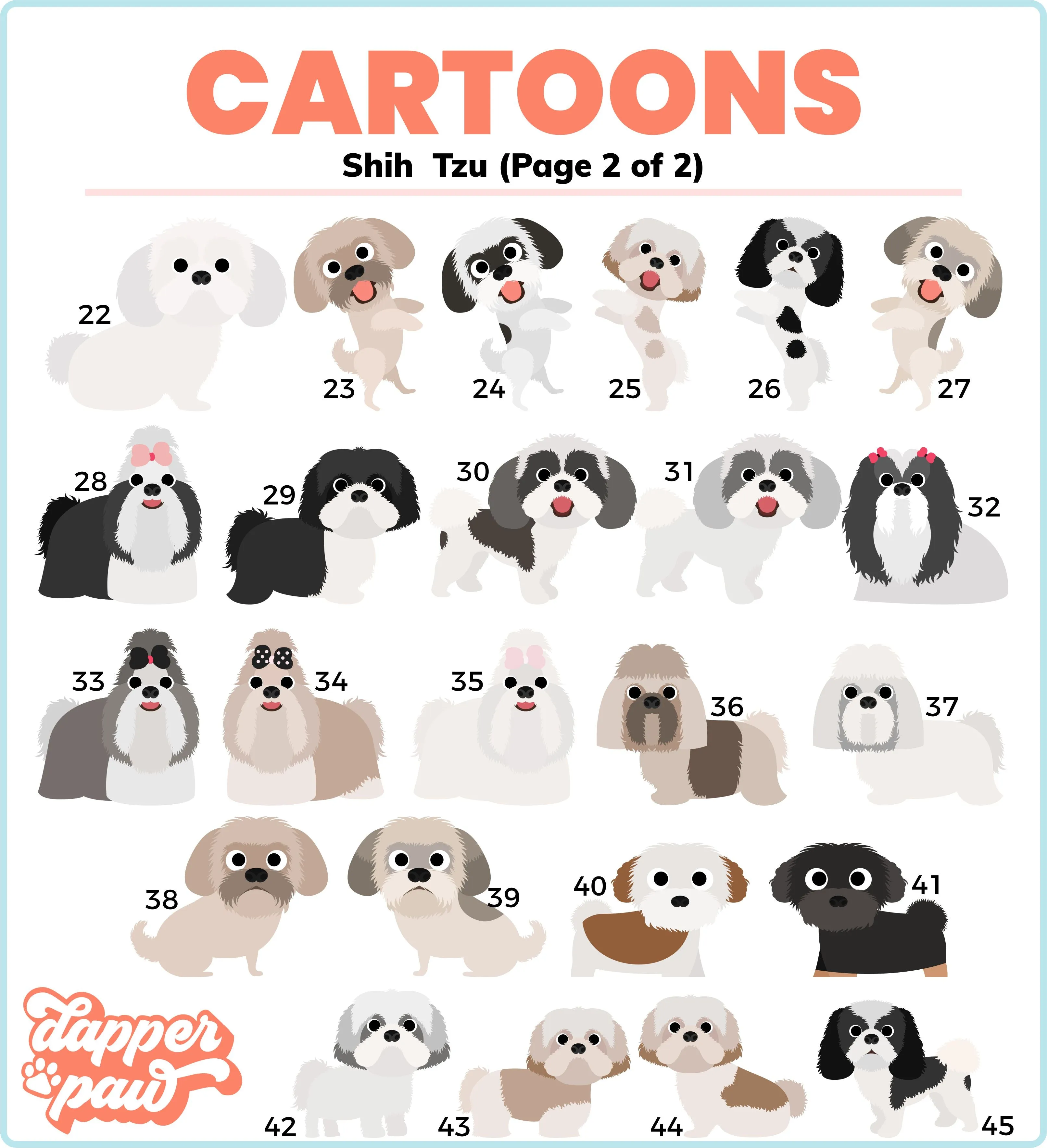 ALL BREEDS - Single Pet Cartoon Ornament