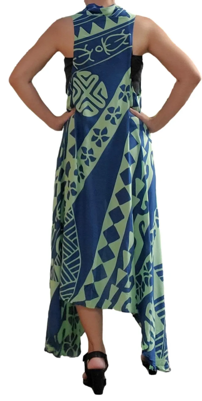 Aloha Royale - Magic Sarong - Rounded Corners - Holoholo - Blueberry Pancake & Seaglass
