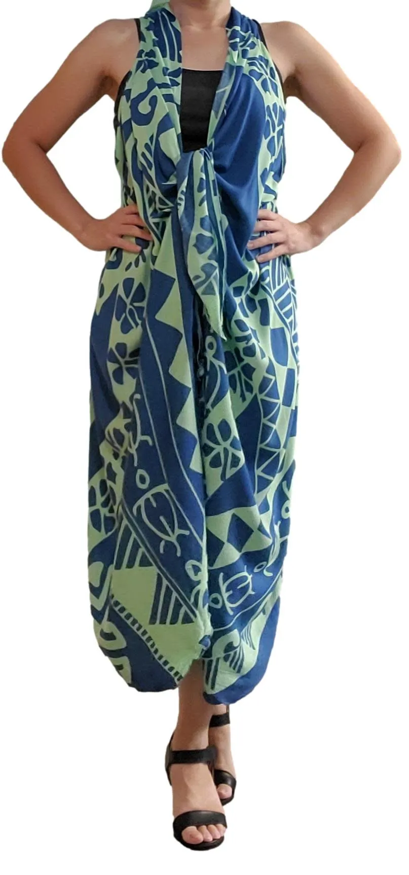 Aloha Royale - Magic Sarong - Rounded Corners - Holoholo - Blueberry Pancake & Seaglass