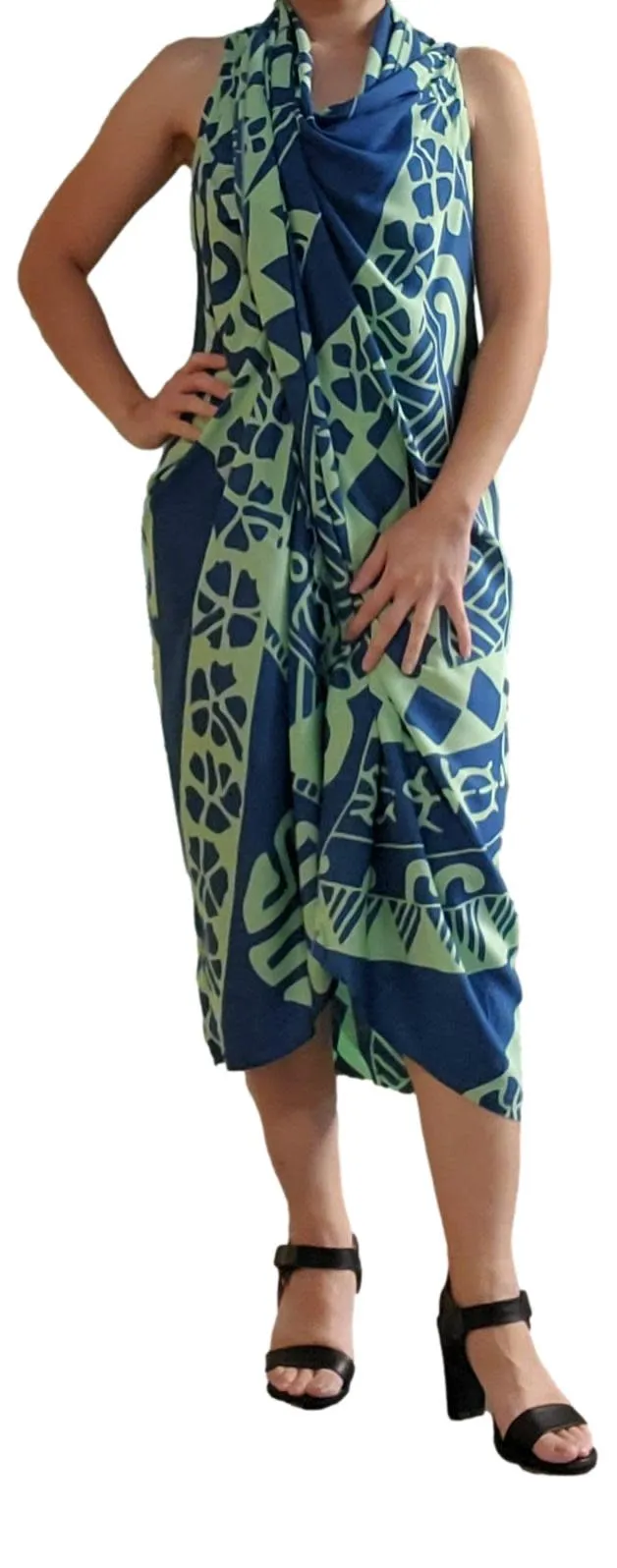 Aloha Royale - Magic Sarong - Rounded Corners - Holoholo - Blueberry Pancake & Seaglass