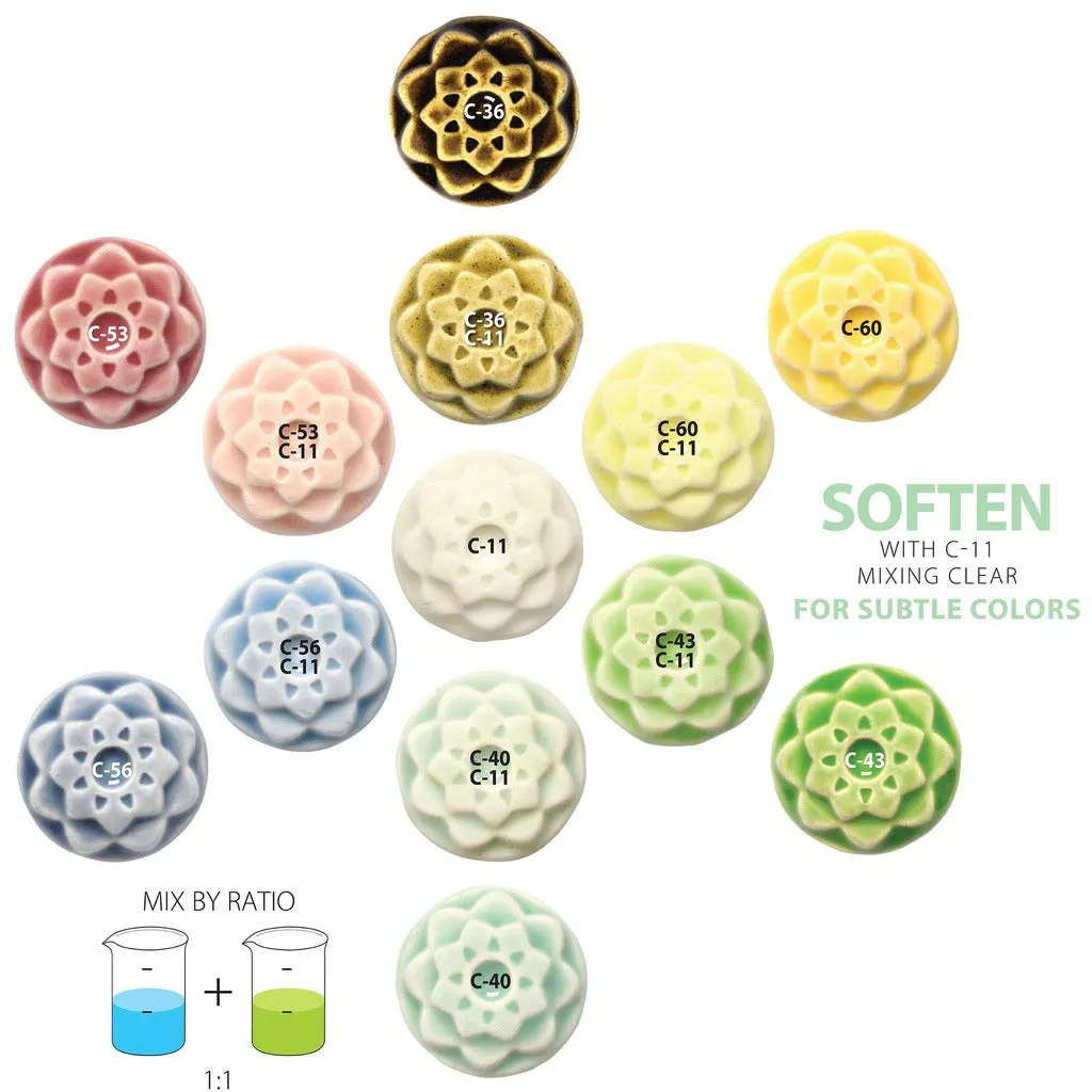 AMACO Celadon HF Glaze Wasabi 472ml