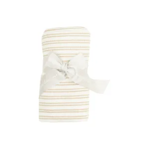 Angel Dear Swaddle Blanket - Stripe Oxford Tan