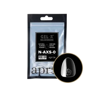 APRES - GEL-X® NATURAL ALMOND EXTRA SHORT REFILL TIP BAG 2.0