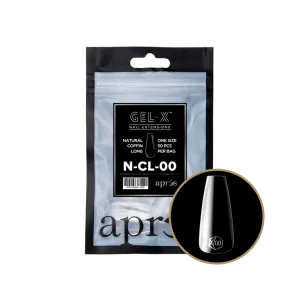 APRES - GEL-X® NATURAL COFFIN LONG REFILL TIP BAG 2.0