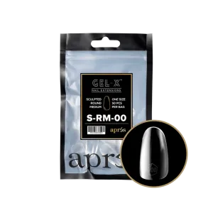 APRES - GEL-X® SCULPTED ROUND MEDIUM REFILL TIP BAG 2.0