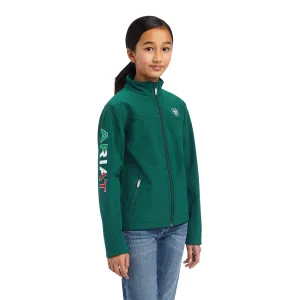 Ariat Girls' New Team Softshell Mexico Jacket