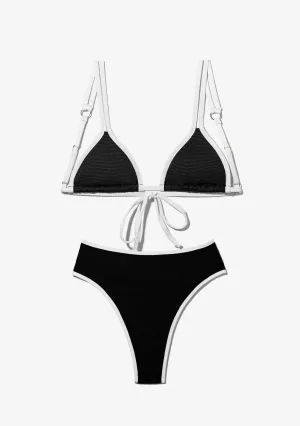 Aruba Top   Wake Bottom Bikini Black