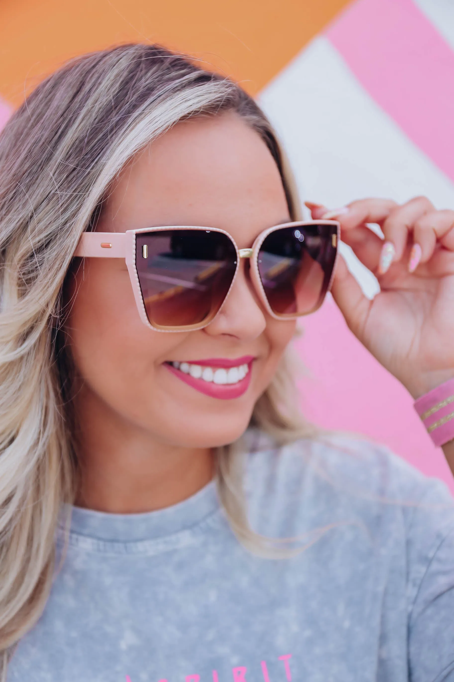 Ashleigh Sunglasses - Blush