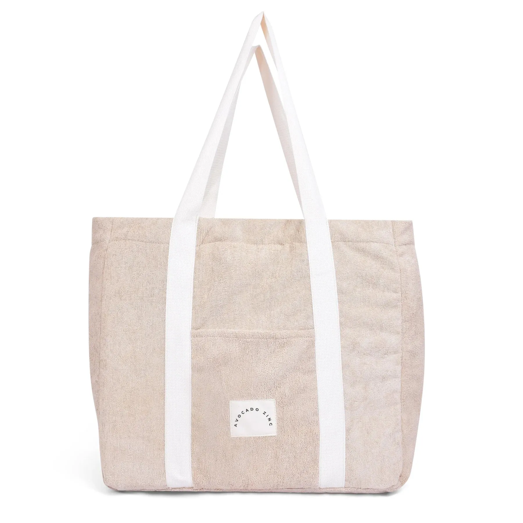 Avocado Zinc Terry Towelling Tote