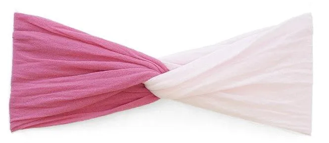 Baby Bling Hot Pink/Pink Twist Headband