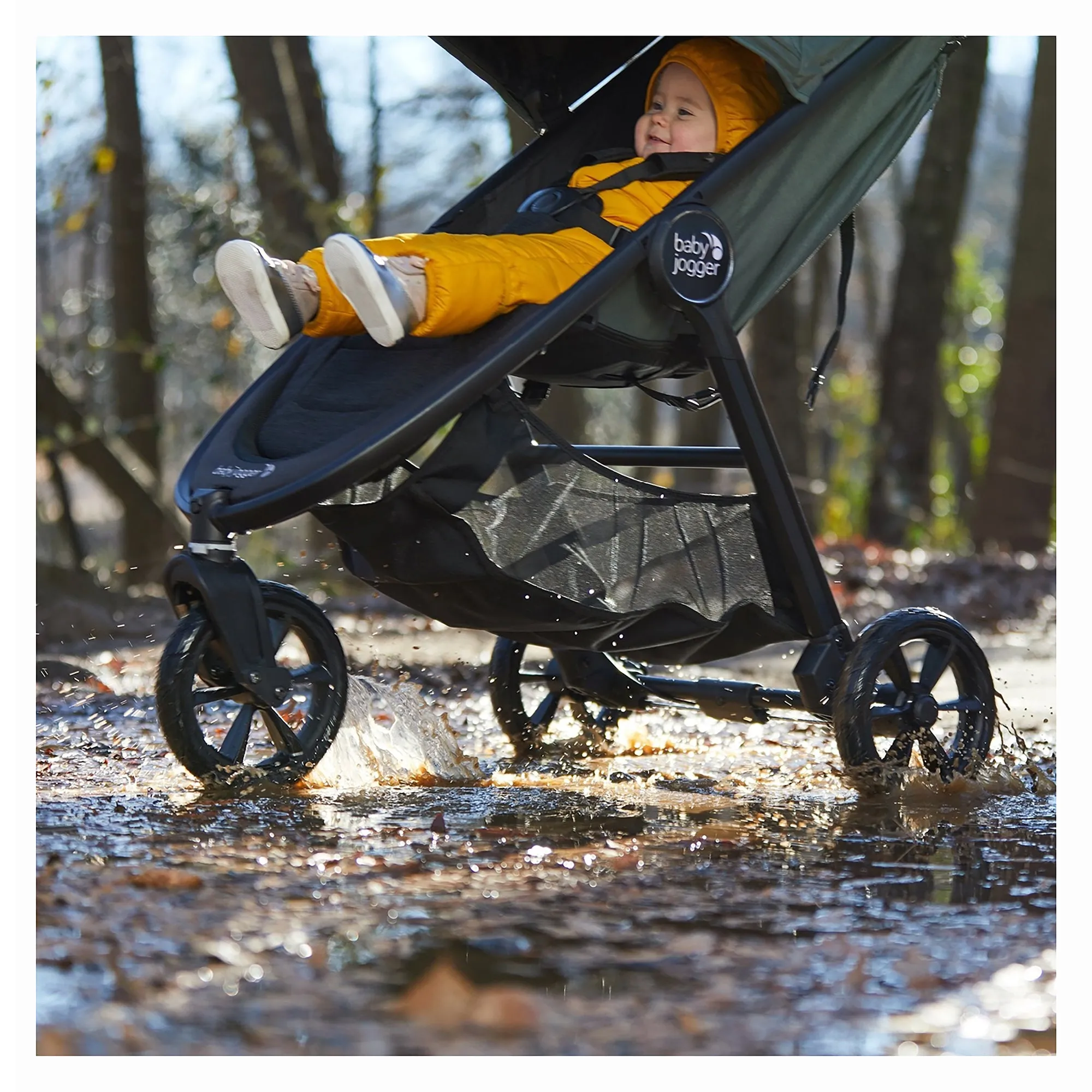 Baby jogger city mini gt2 single foldable stroller, opulent black