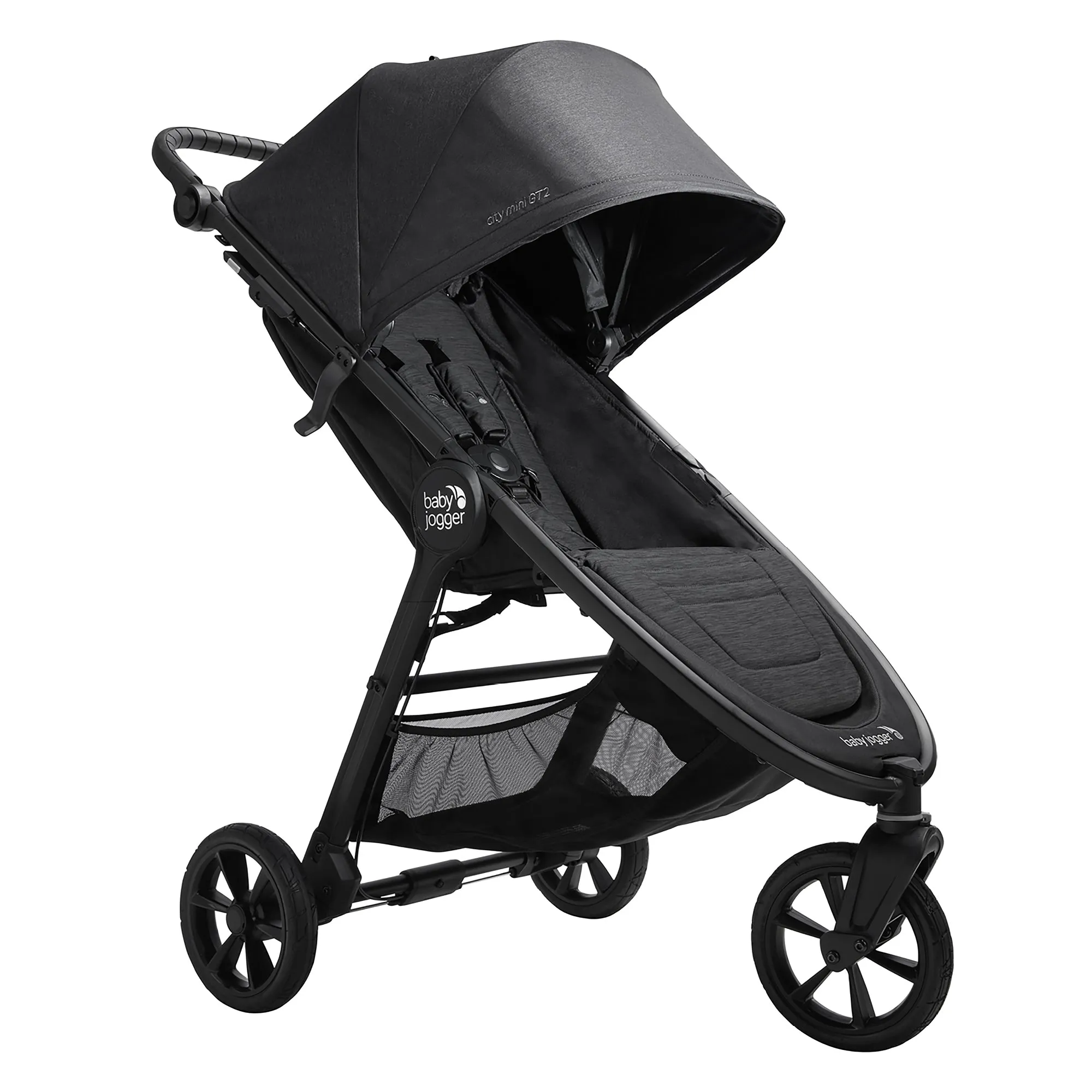 Baby jogger city mini gt2 single foldable stroller, opulent black
