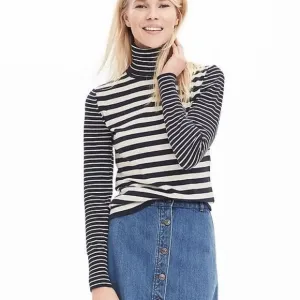 Banana Republic Cotton Cashmere Striped Sweater S