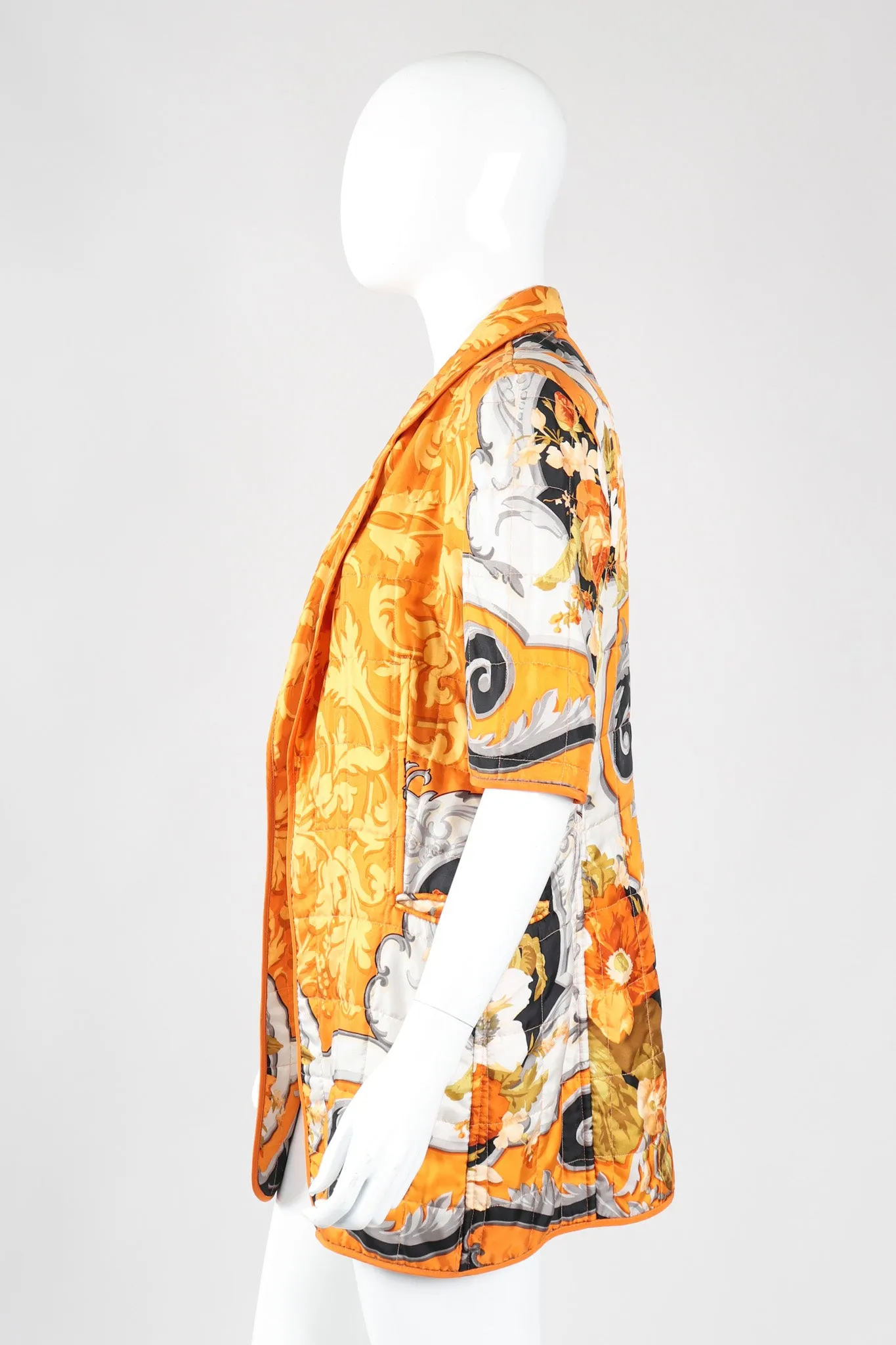 Baroque Quilted Silk Jacket