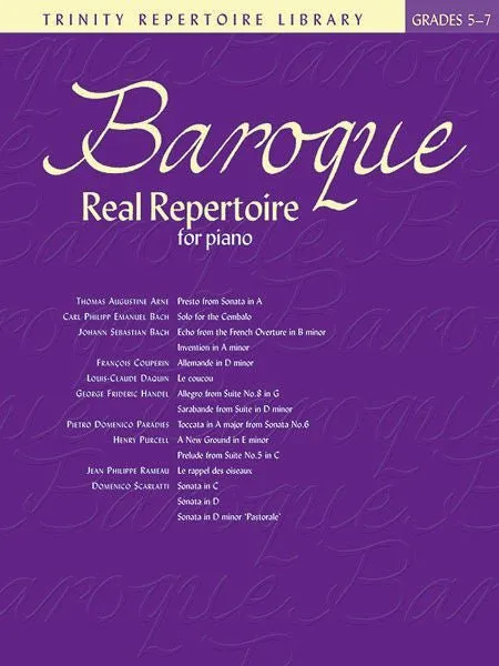 Baroque Real Repertoire for Grades 5-7