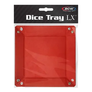 BCW Square Dice Tray – Red