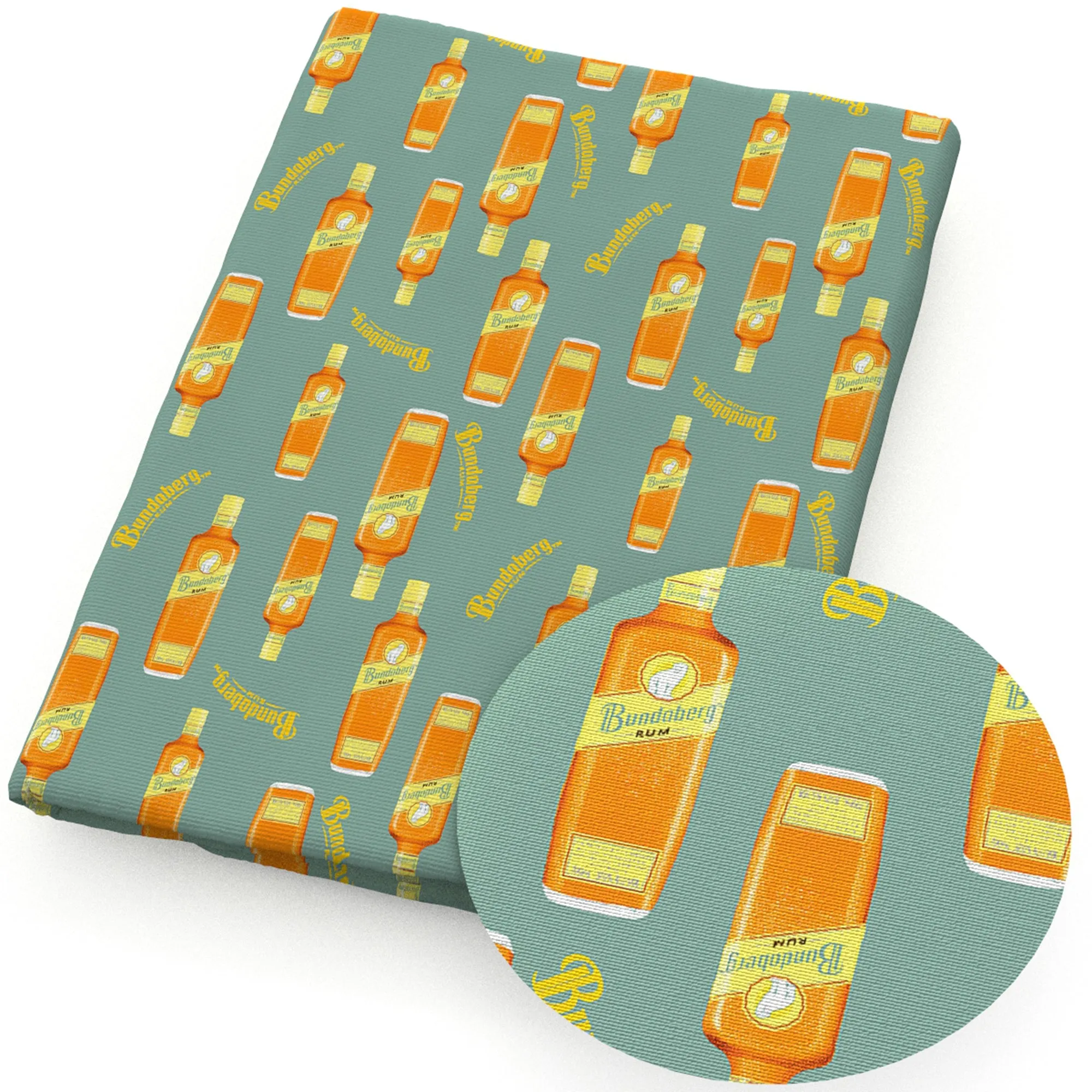 Beer Theme Printed Fabric
