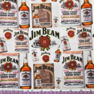 Beer Theme Printed Fabric