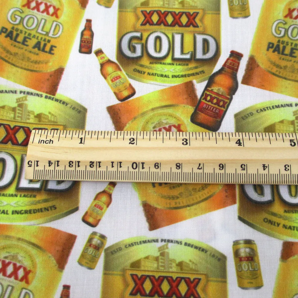 Beer Theme Printed Fabric