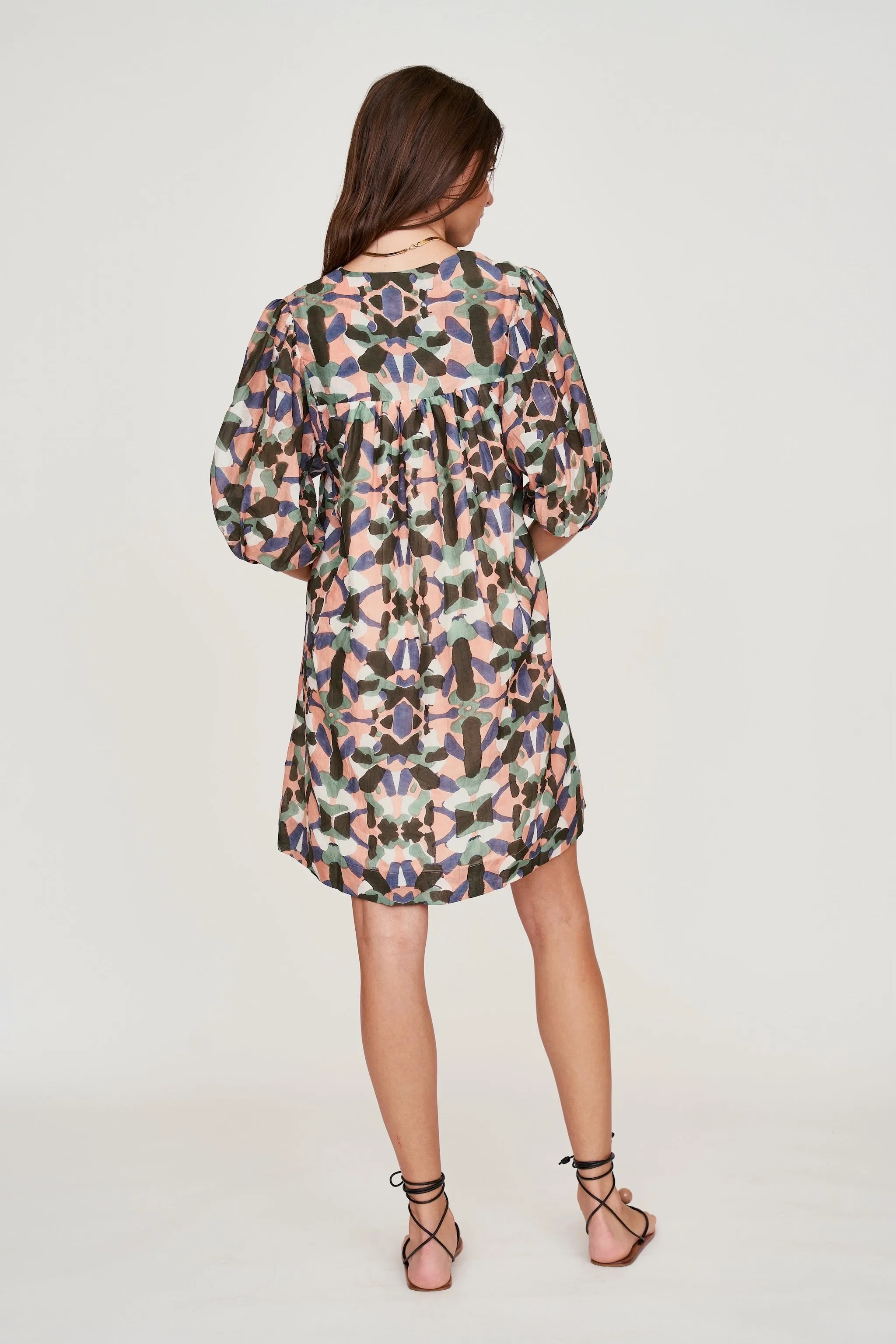 Belem Dress in Calypso in Jamboree