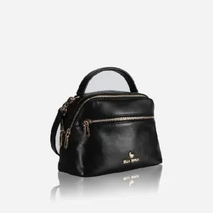 Bella Bianca Beryl Small Barrel Bag Black