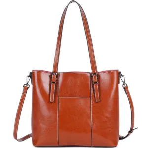 Bella Tote Genuine Leather Women's Commuter Bag- Large Capacity & Stylish Design