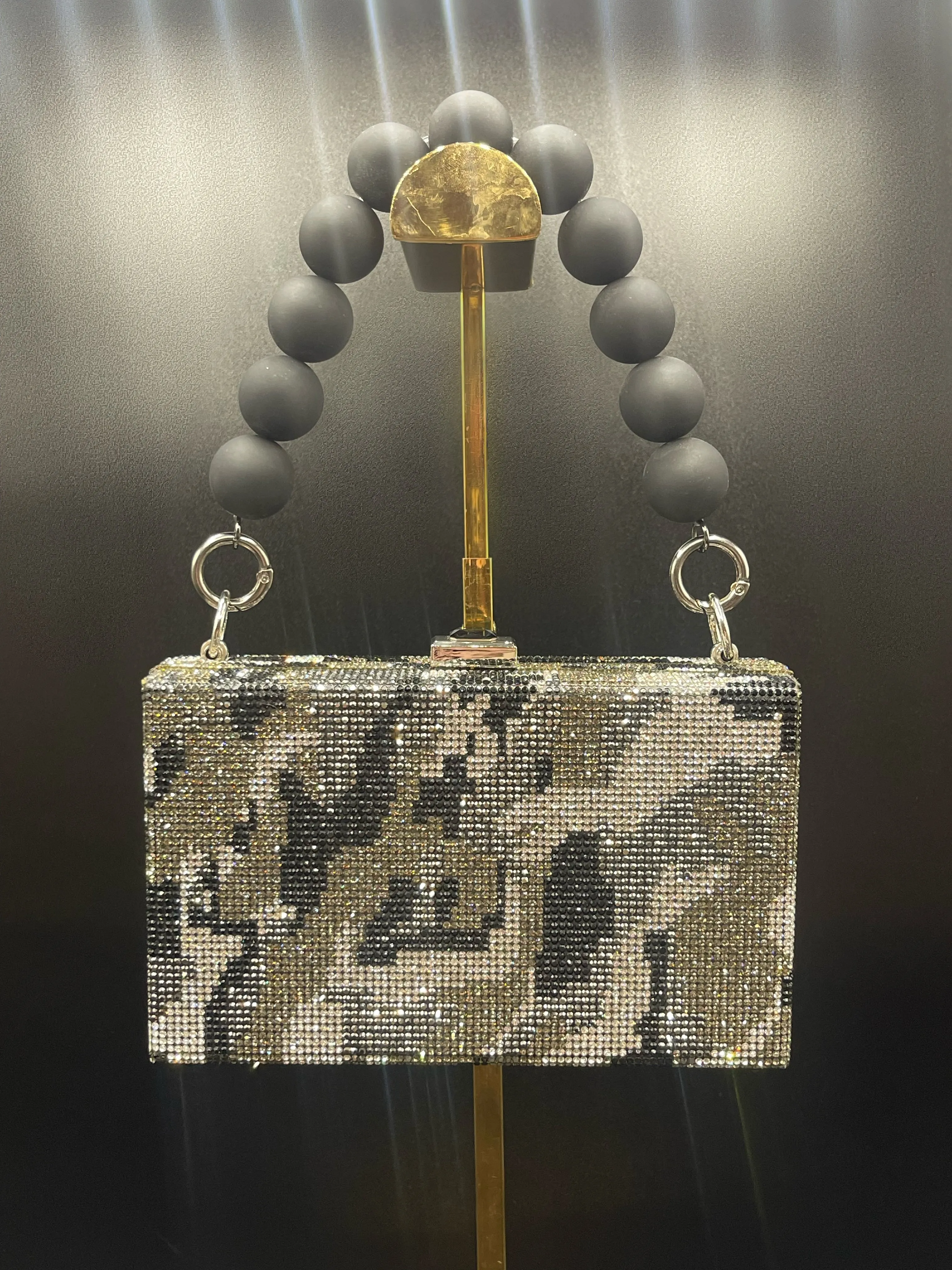 Black and Platinum Camo Glam